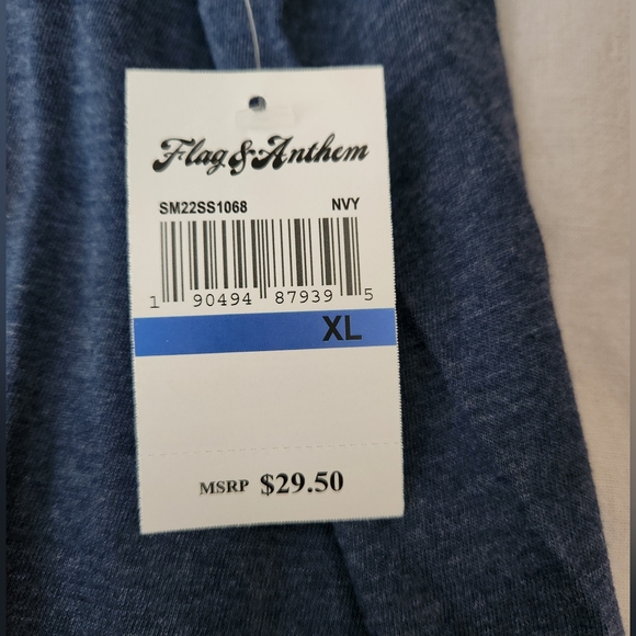 FLAG & ANTHEM Bluegrass BBQ T-Shirt Short Sleeve ~BLUE ~XL - Picture 8 of 8